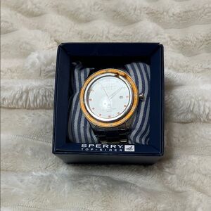 Sperry Men's Silver and Gold-Tone Watch